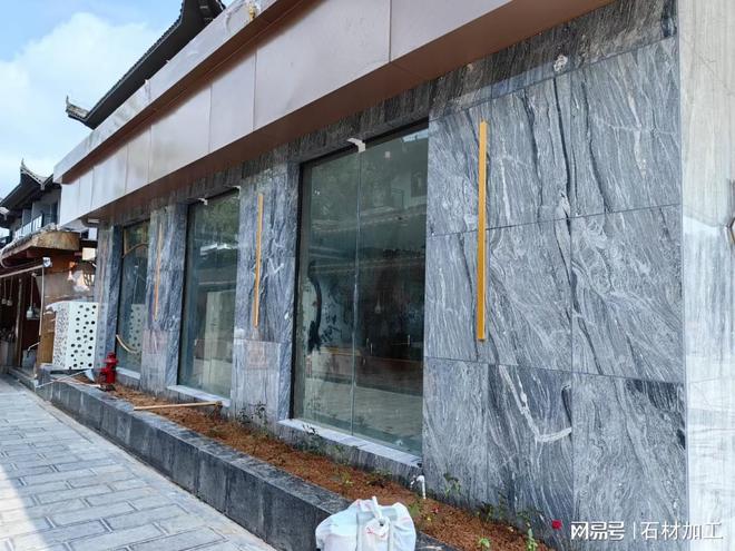 别墅高端石材：花岗岩外墙干挂与楼梯台阶踏步石加工(图4)