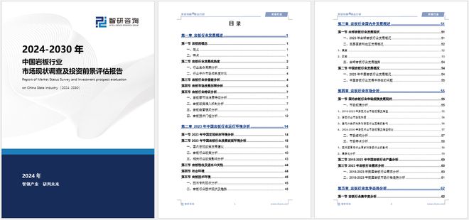 2024年中国岩板产业发展环境、重点企业分析及市场前景预测报告(图5)