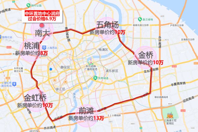 中环置地中心·润府售楼处电线最新房价）户型面积-小区环境(图17)