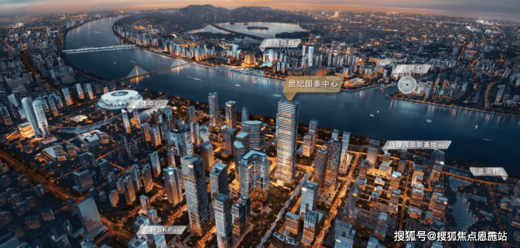 2024杭州萧山大平层新选择：奥体核心区世纪国泰中心房价_房型图_户型(图17)