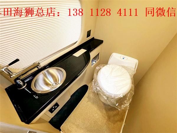 丰田海狮9座行政版现车改装案例：九宫格顶灯+大理石地板(图6)