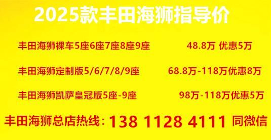 丰田海狮9座行政版现车改装案例：九宫格顶灯+大理石地板(图3)