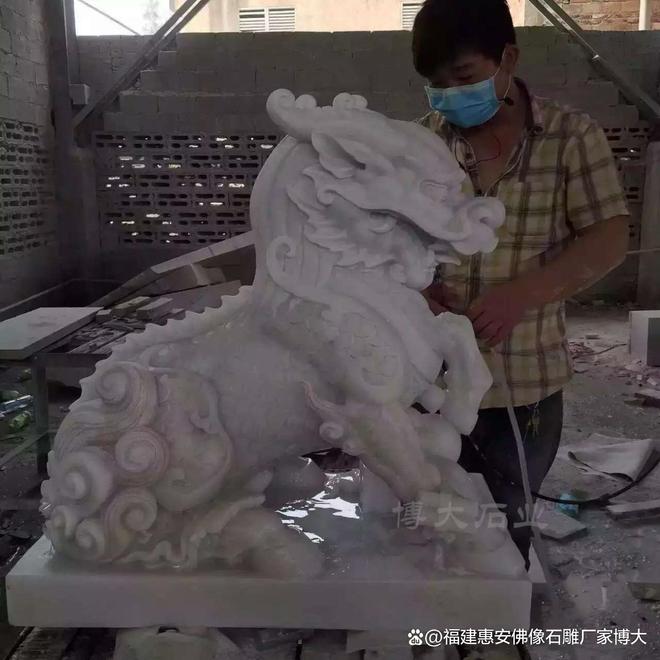 石雕麒麟在宗祠中的装饰作用(图3)