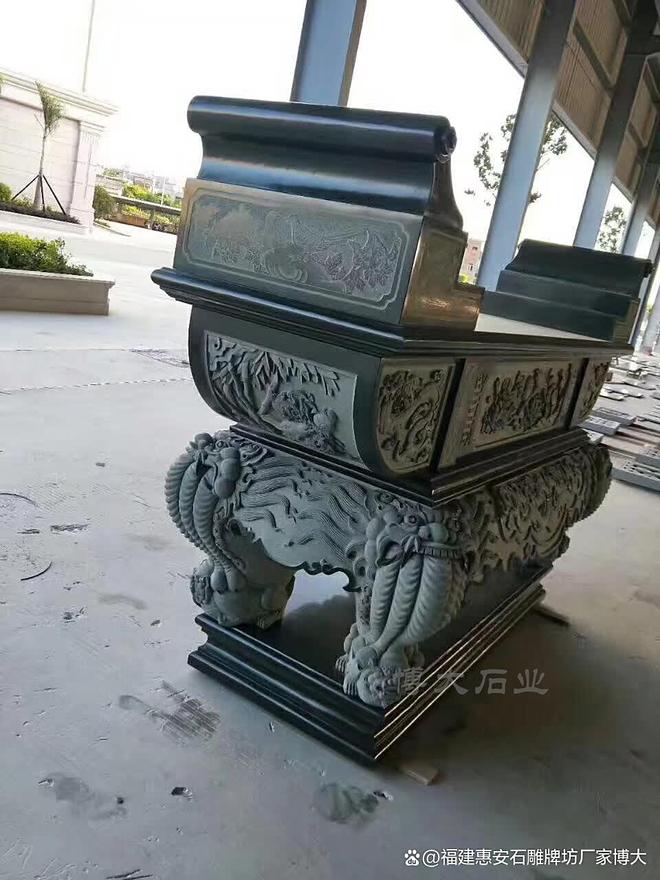 石雕厂家如何根据客户需求定制石雕供桌（多图欣赏）(图4)