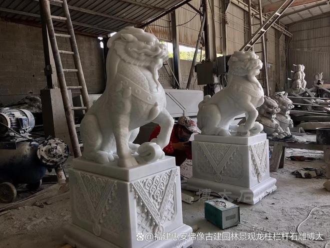 石雕貔貅的石材开采与加工(图3)