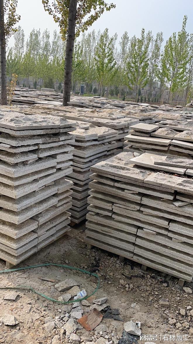 芝麻黑花岗岩景观石的切割方式(图7)