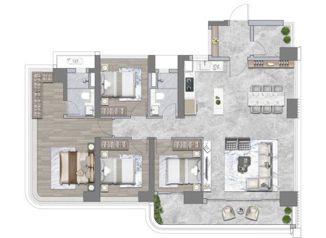实景惊艳+名校护航！这个项目正在重新定义白云改善新高度！(图4)