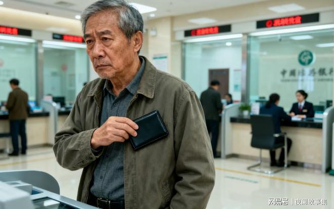 大爷取养老金被发现余额05元银行装不知大爷亮出证件经理崩溃