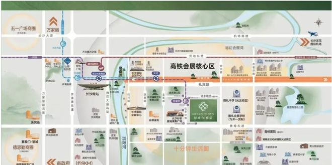 绿城知雅棠！绿城会展“六边形”新盘！地铁商业学校都在家门口！(图2)