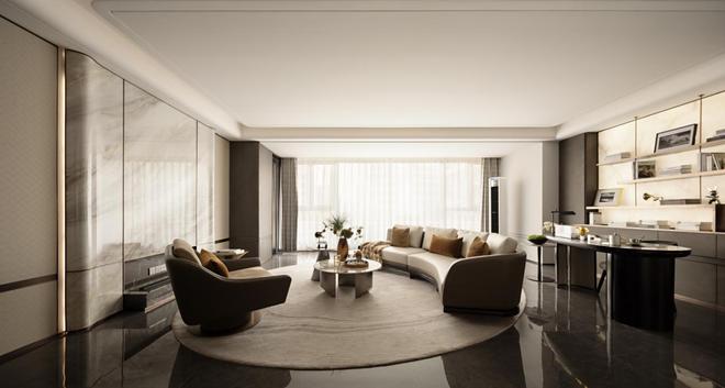 北京上荷设计新作天一麒麟雲著意式大宅(图5)