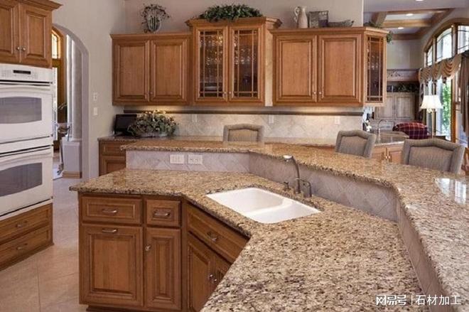 花岗岩橱柜台面开孔封边工艺(图3)