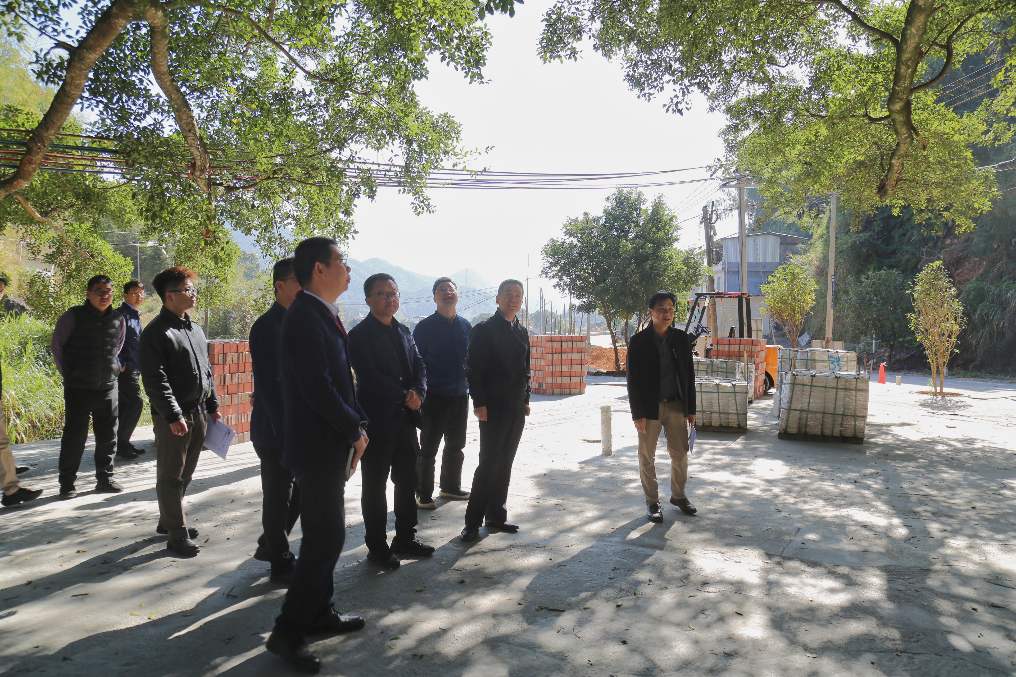 深河指挥部赴龙川县上坪等4镇检查驻镇帮镇扶村工作