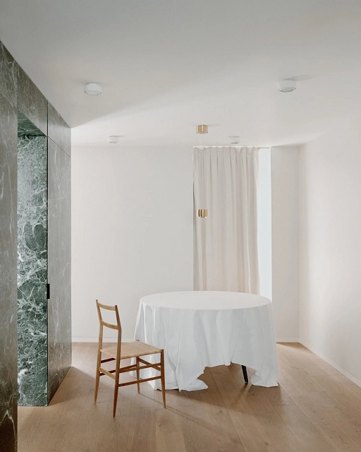 米兰公寓的绿色大理石巨墙(图8)