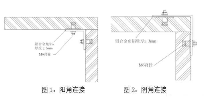 石材幕墙转角板块连接的安全做法(图2)